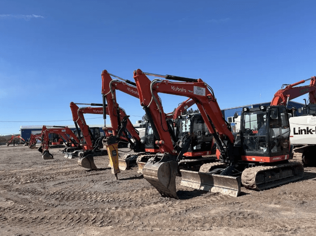 Dealers rental equipment lineup